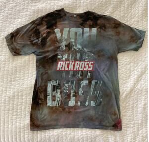 RICK ROSS Mens T-Shirt XL Tie Dye You The Boss Crewneck Rap Hip Hop